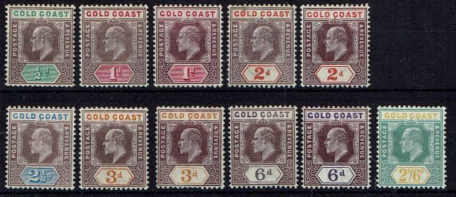 Image of Gold Coast/Ghana SG 49/57 LMM British Commonwealth Stamp